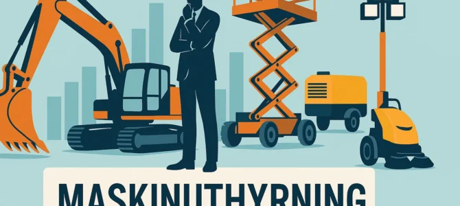 Lönsamheten inom maskinuthyrning utvecklas olika beroende på inriktning Lönsamheten inom maskinuthyrning utvecklas olika beroende på inriktning