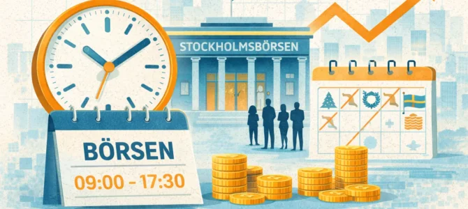 Börsen öppettider, när öppnar och stänger Stockholmsbörsen